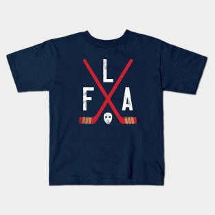 FLA Retro Sticks - Navy Kids T-Shirt